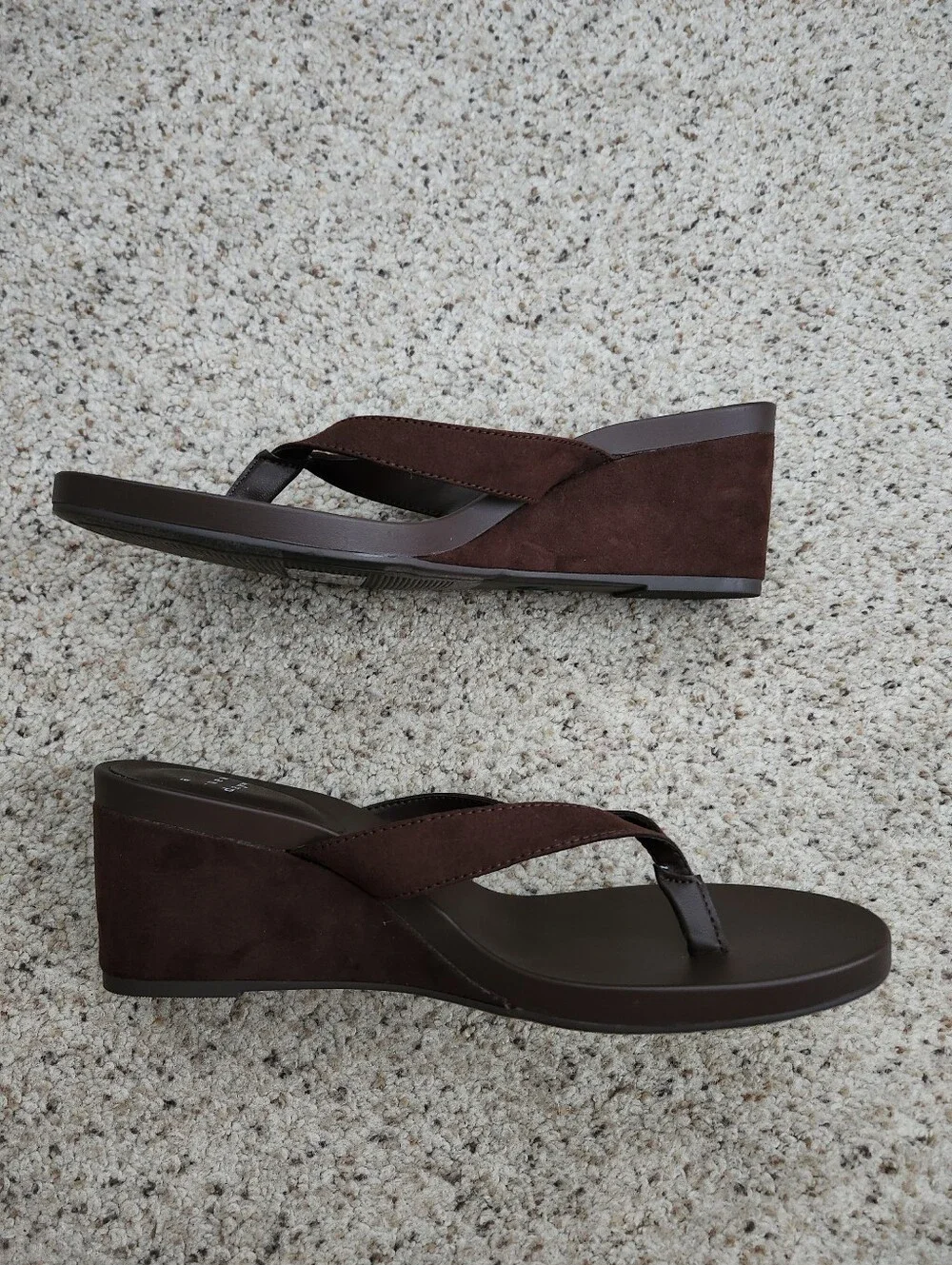 a new day Brown Wedge Heel Sandals